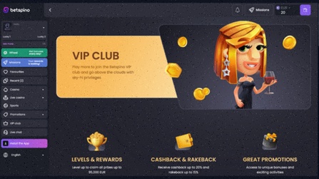 Betspino Mobile App