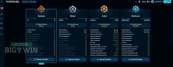 Crystal Roll Casino bonus